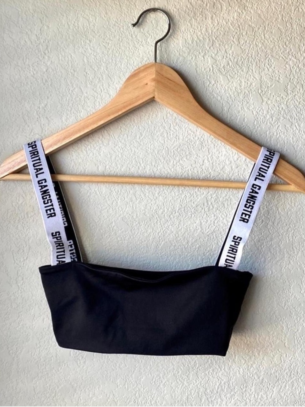 Spiritual Gangster Black Bra